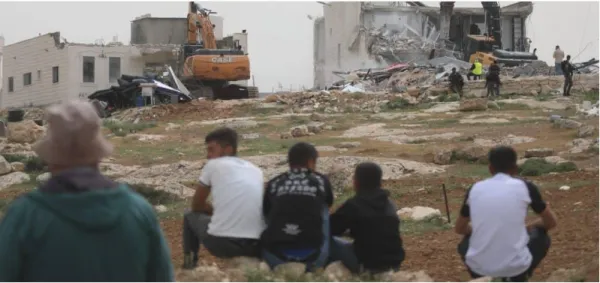 Israel is on a home demolition rampage in the West Bank. Its aim is to force Palestinians to leave. Photo credit: MAMOUN WAZWAZ/APA IMAGES