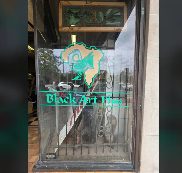Front door of Black Arts Plus