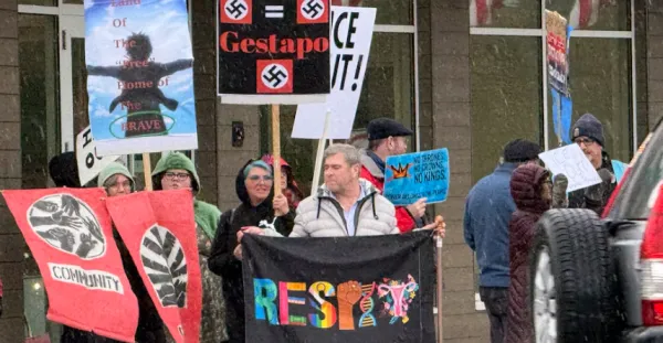 People protesting