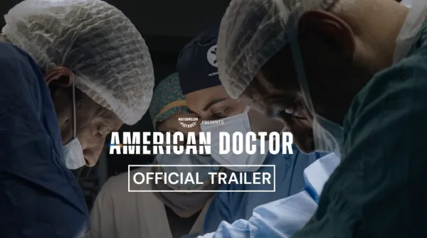 Movie still of two doctors