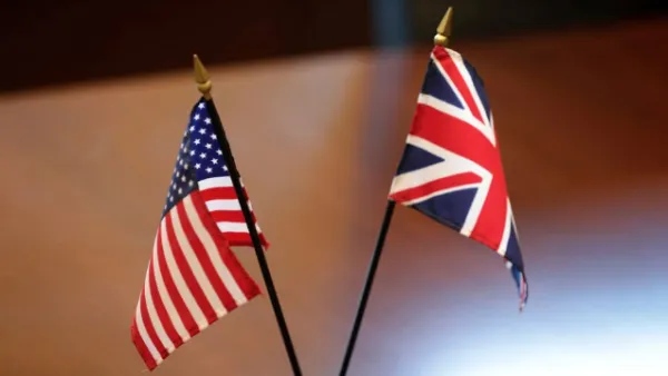 US and Canadian flags