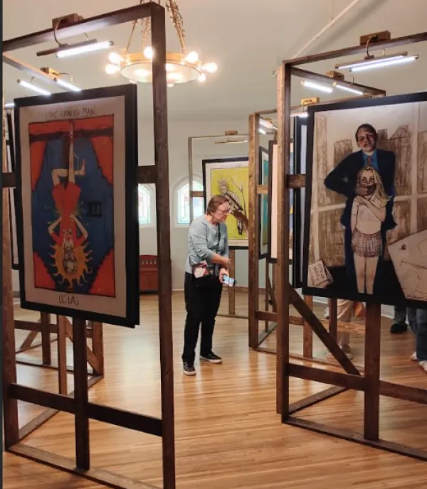 The art exhibit