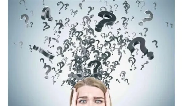 Head with question marks