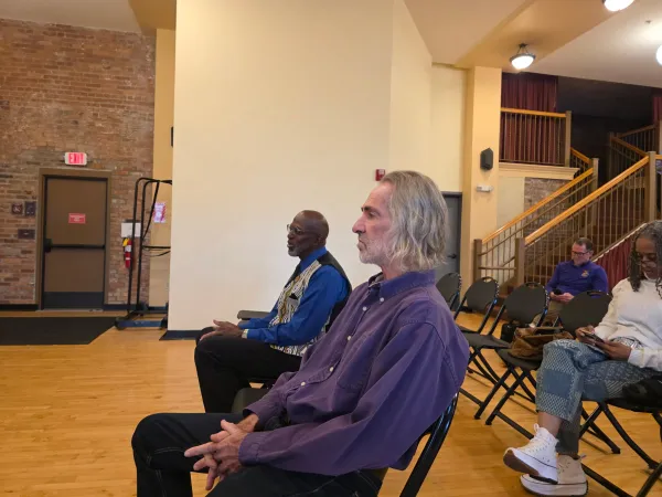 People at meeting