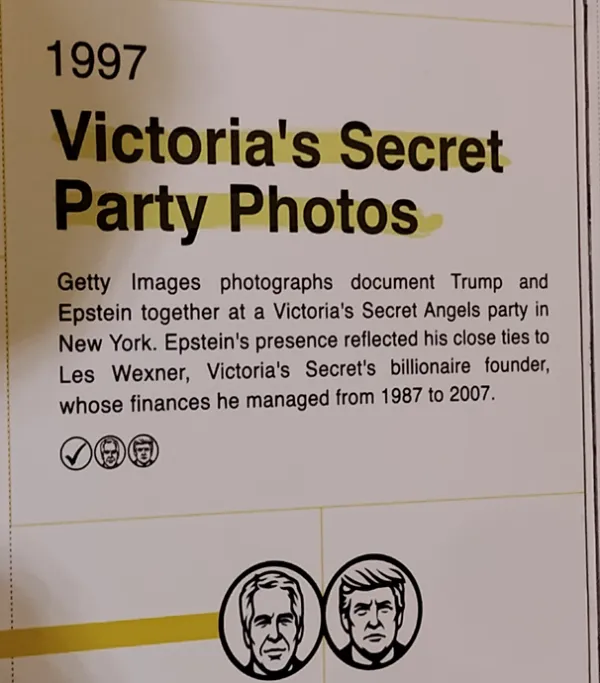 Info about Epstein and Wexner