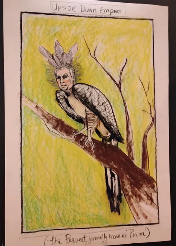 Andrew as a bird