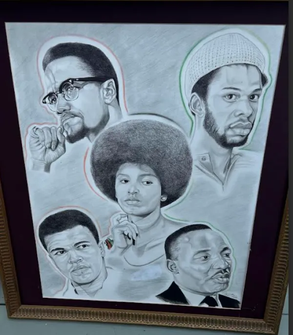 Portraits of famous black people