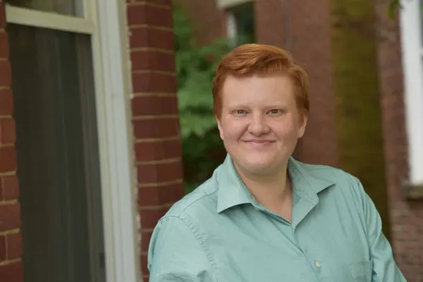 Red haired white man