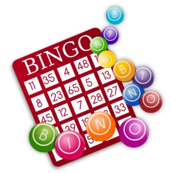 Bingo card and disks