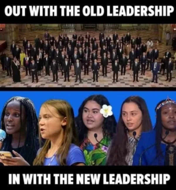 Out with the old leadership, in with the new