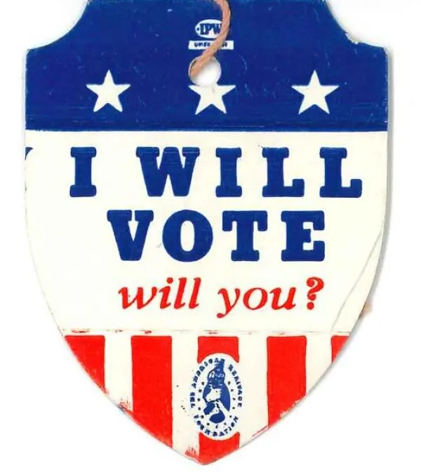 I will vote button