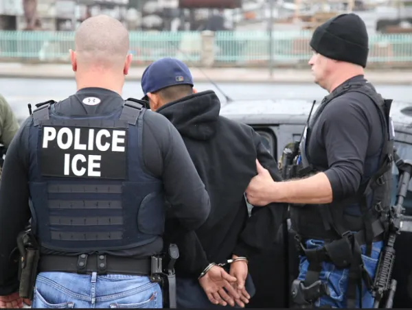 ICE arresting someone