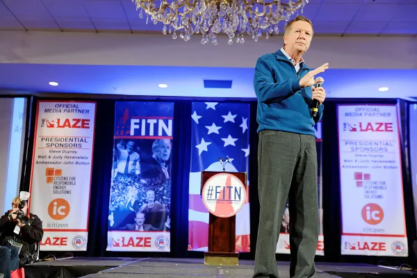 Kasich giving a speech