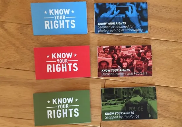 Know your rights brochures