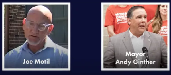 Joe Motil and Andy Ginther