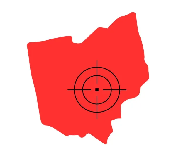 Ohio with a target on it