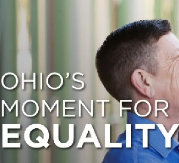 Words "Ohio's moment for equality"