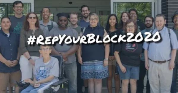 People posing and words Repyourblock2020