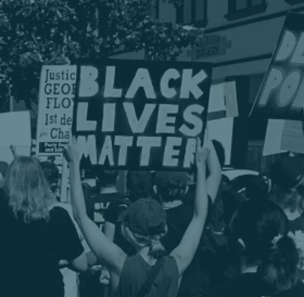 Black Lives Matter sign