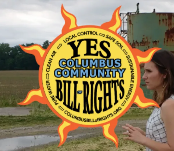 CCBOR logo with woman and well in the background