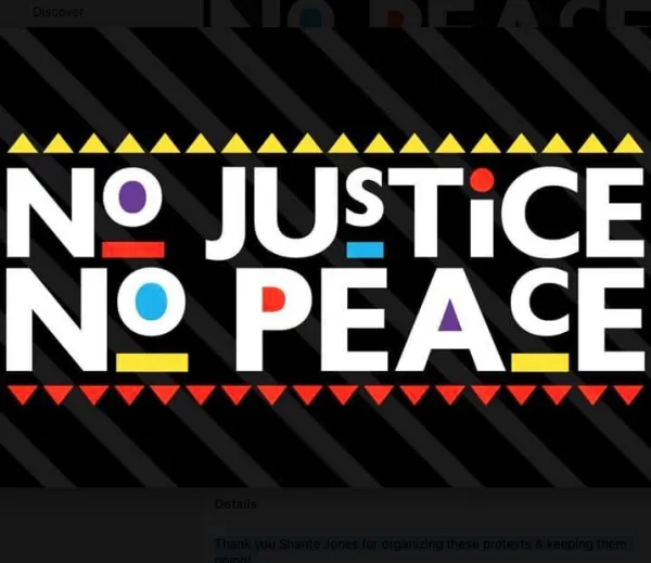 No justice no peace