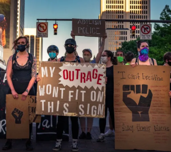 Sign saying My outrage won't fit on this sign