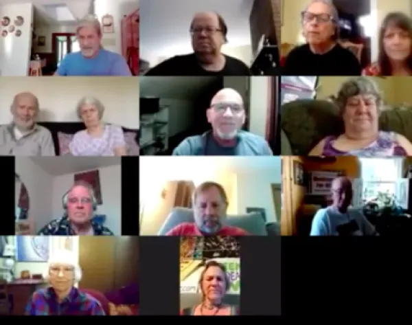 Lots of people on Zoom