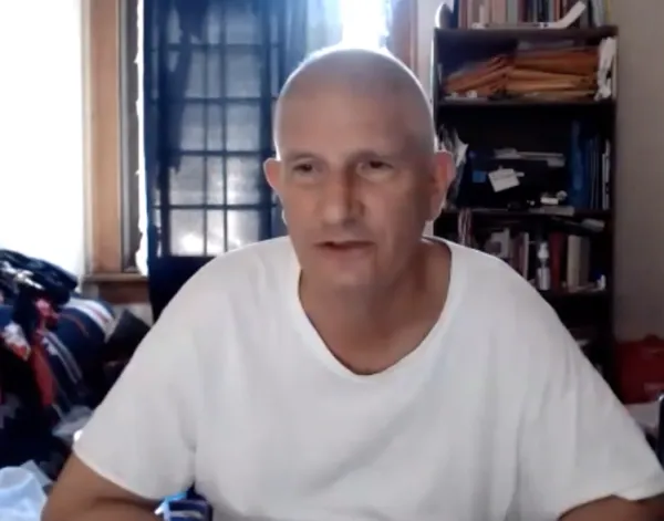 Man in a white shirt