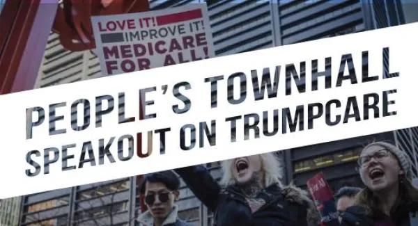 Banner - People's Town Hall Speakout