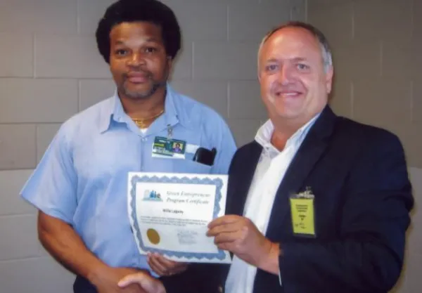 Willie receiving award