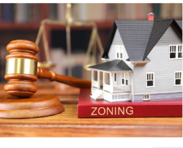 House and words Zoning