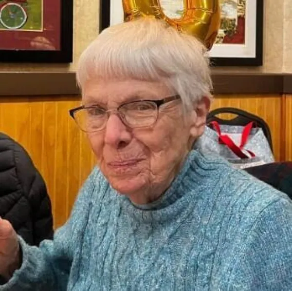 Gray haired white lady