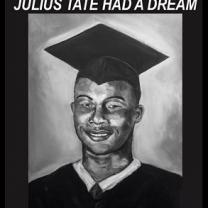 Black man in a graduation hat