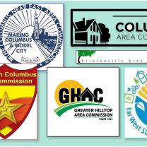 Area commission logos