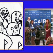 CAIR meeting and drawing of immigrants