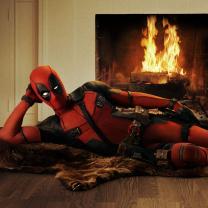 Spiderman lounging