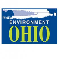 Scene with trees and clouds and land and words Environment Ohio