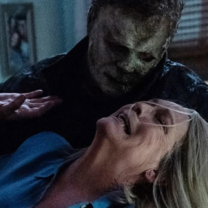 Monster attacking woman