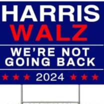 Harris yard sign