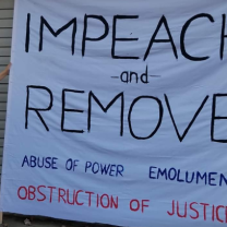 Impeach and remove banner