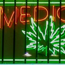 Medical marijuana sign