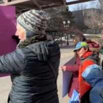 People protesting