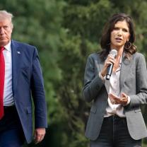 Trump and Noem