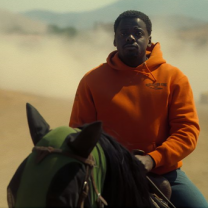 Black man on a horse