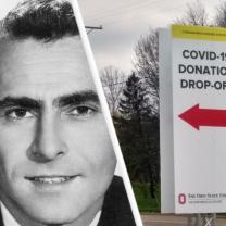 Rod Serling and PPE drop off donation center