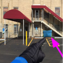 Photo of drop off location