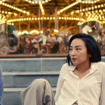 Man and woman at a carnival