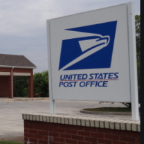 Post office sign