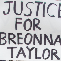 Justice for Breonna Taylor sign
