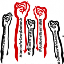 Fists in the air